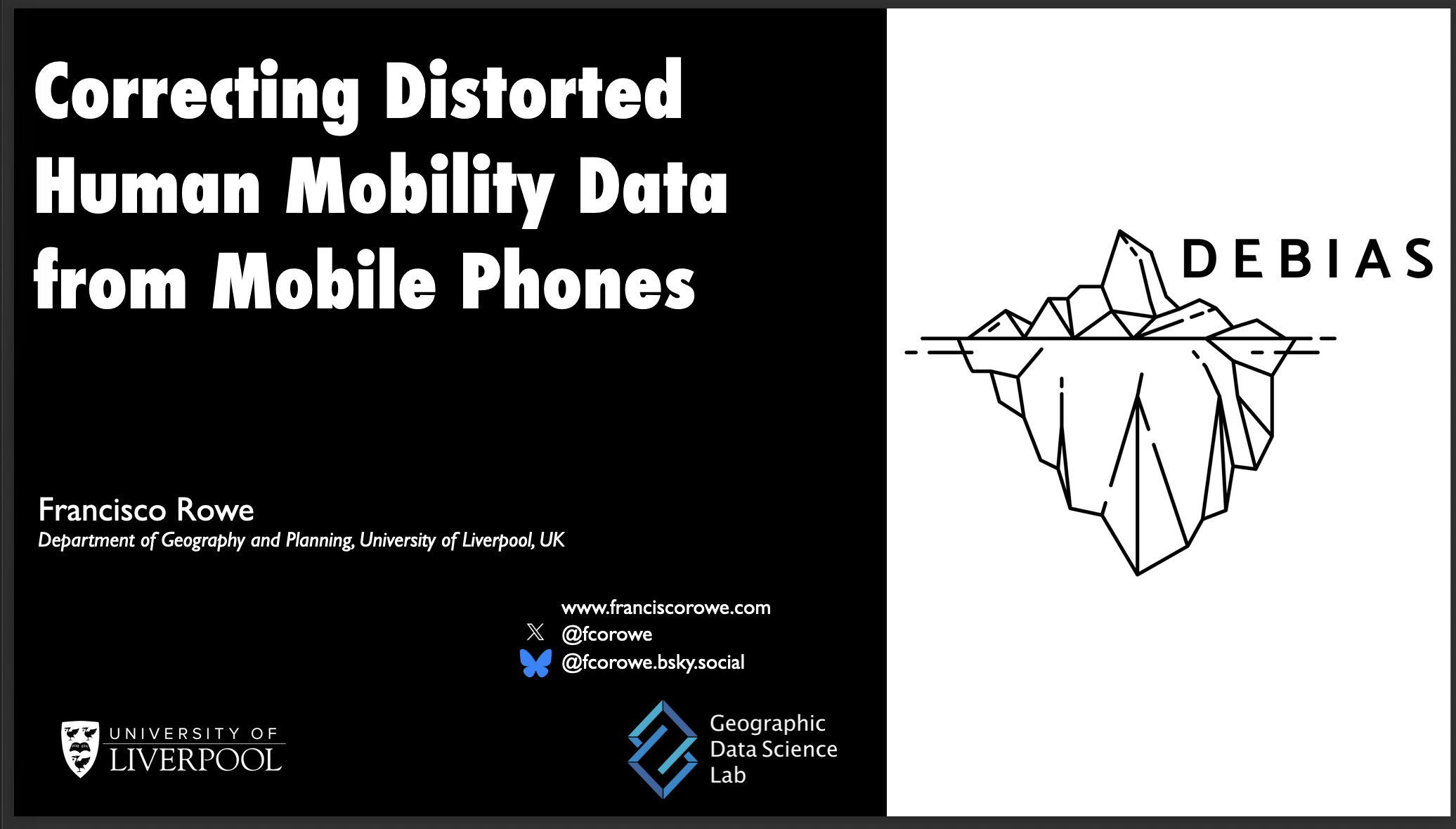 Talk image: Correcting Distorted Human Mobility Data from Mobile Phone Applications