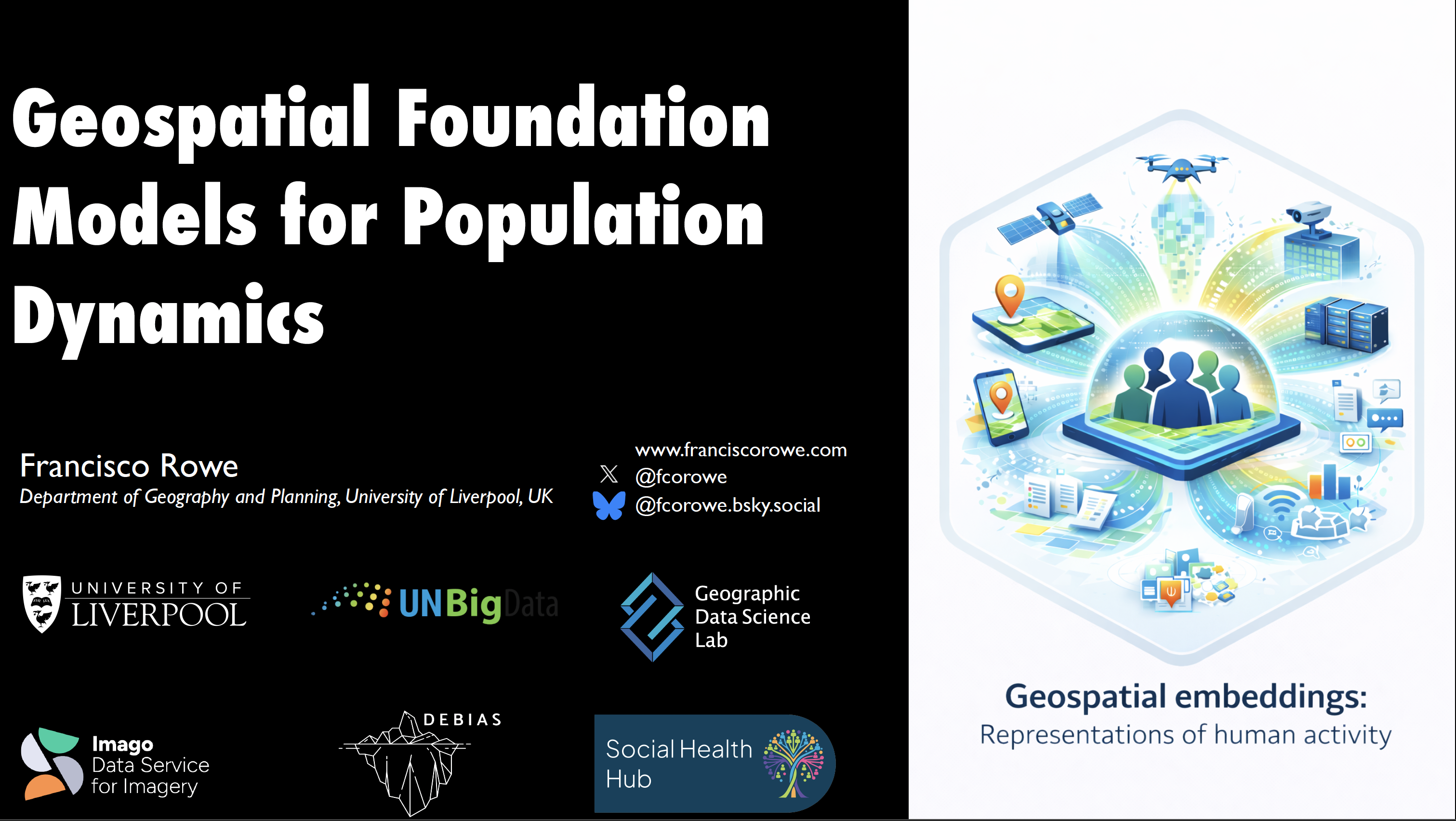 Talk image: Geospatial Foundation Models for Population Dynamics