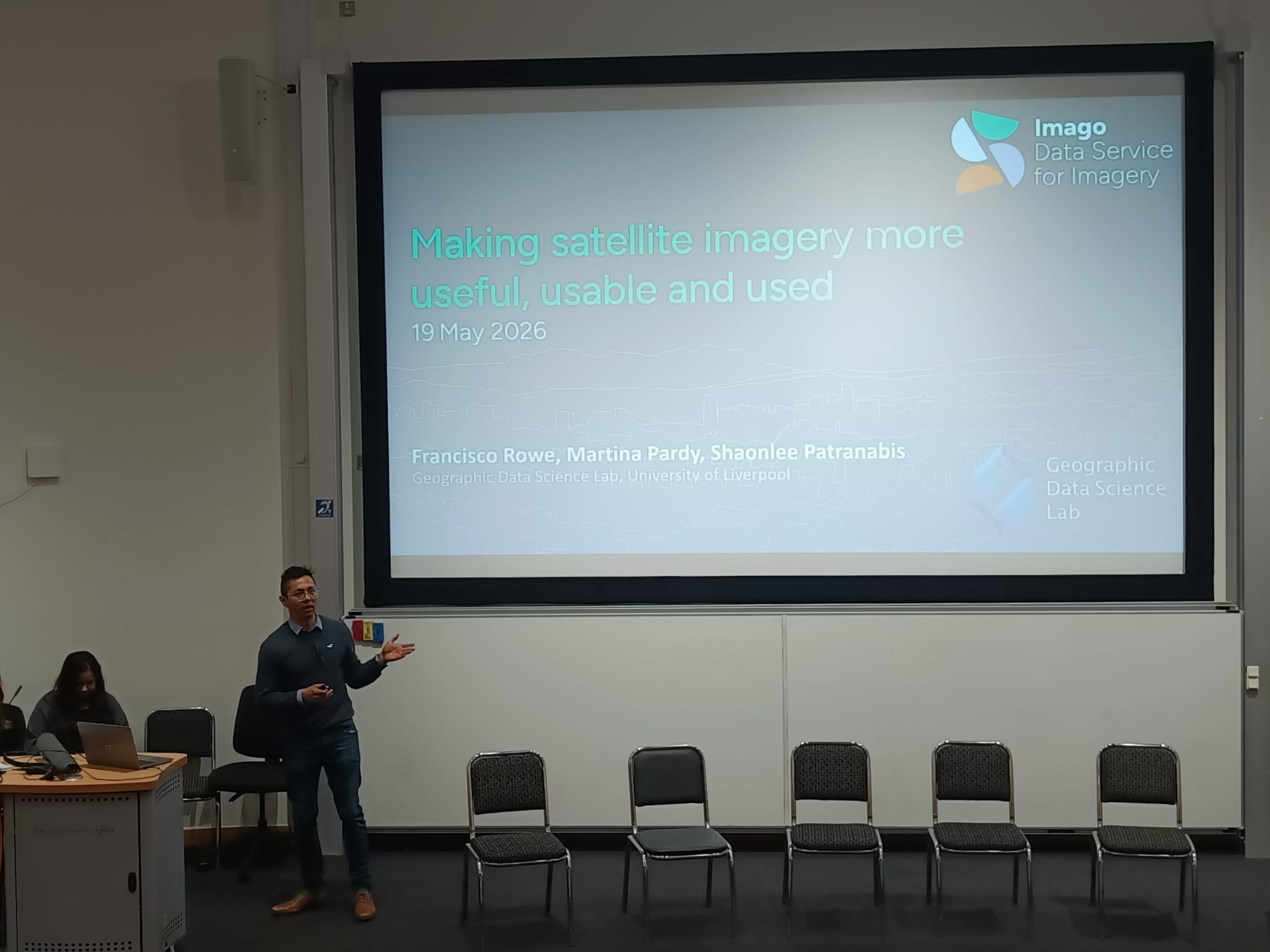 Talk image: Making satellite imagery more useful - presentation from Data Service for Imagery (Imago)