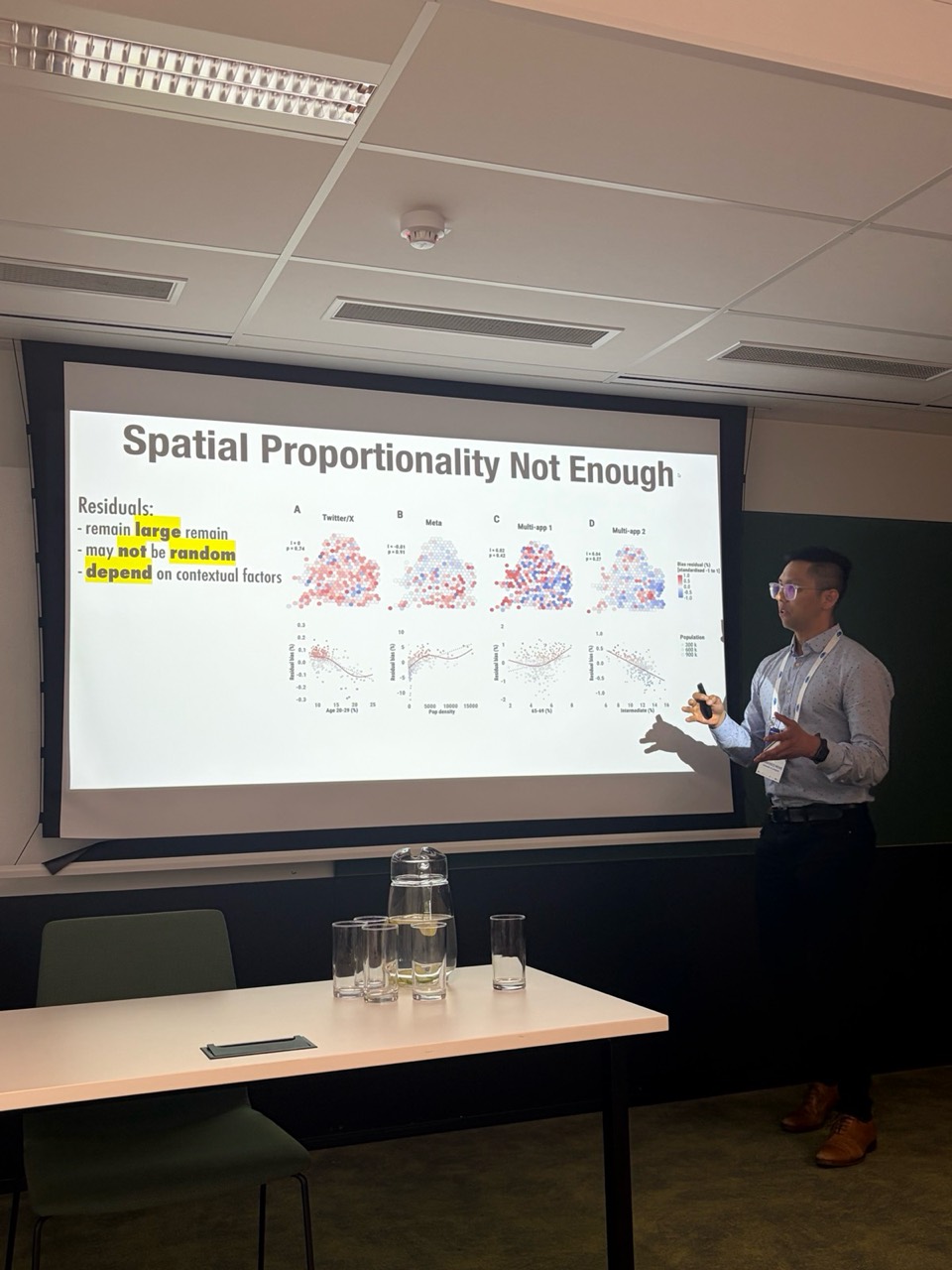 Talk image: Adjusting Distortions in Human Population Data from Mobile Phone Location Data