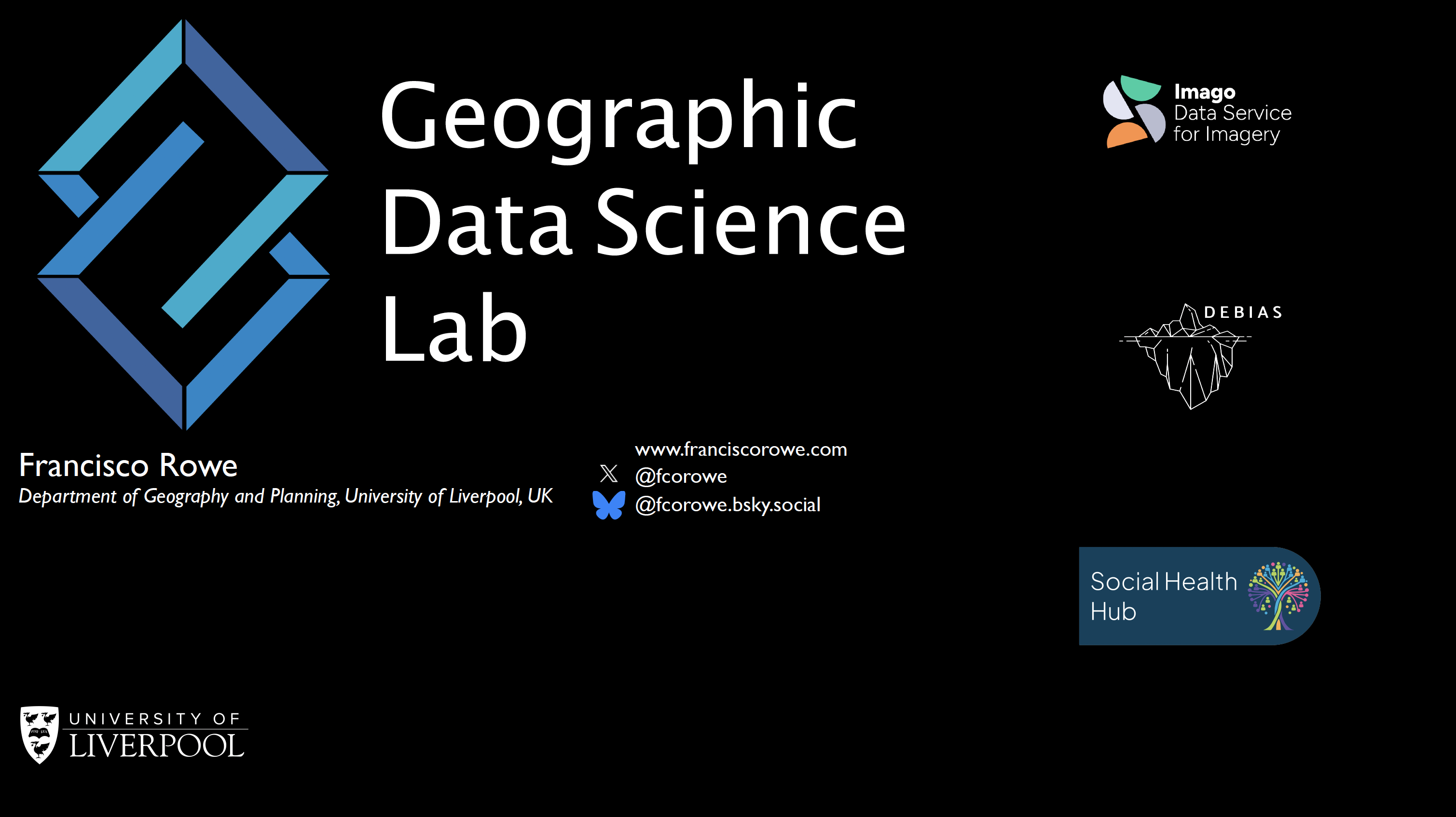 Talk image: Geographic Data Science Lab: Research activity and collaboration opportunities