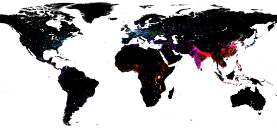 Sensing global patterns and trajectories of socio-economic inequality